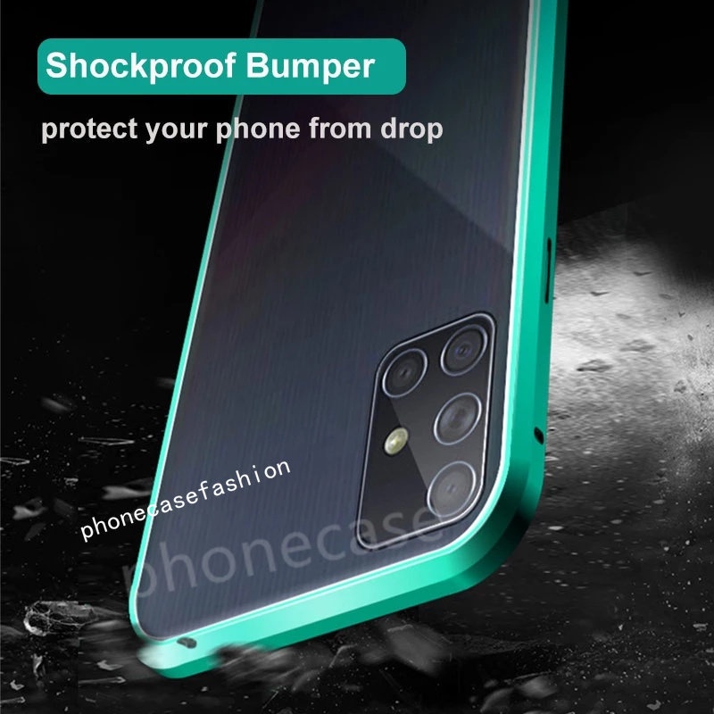 เคสโทรศัพท์สําหรับ Redmi หมายเหตุ 14 13 Pro Plus 4G 5G 2024 ปลอกกันกระแทกปลอกโลหะกระจกสองด้านฝาหลัง ราคา ถูกที่สุด ดีลบีเคเค แกลเลอรีภาพที่ 6
