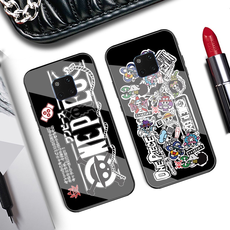 เคสโทรศัพท์มือถือแบบแข็ง กันกระแทก ลายการ์ตูนอนิเมะ One Piece สําหรับ Huawei Mate 20 Pro 9 10 Pro 20 Lite 30 40 Pro 20 X