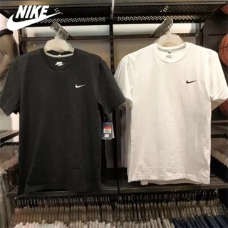 Nike เสื้อยืดลําลอง แขนสั้น คอกลม ใส่สบาย เรียบง่าย แฟชั่นสําหรับผู้ชาย เหมาะกับการวิ่ง ออกกําลังกาย เล่นกีฬา 100%