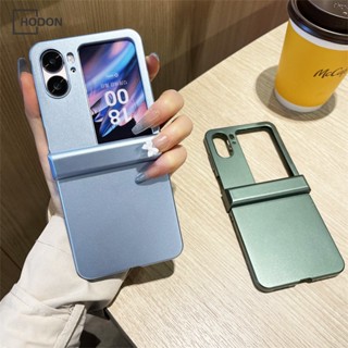 3in1 เคสโทรศัพท์มือถือ แบบฝาพับ โลหะ ป้องกัน เต็มบานพับ ลายภาพวาด สําหรับ OPPO Find N2 findn2flip