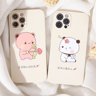 เคสป้องกันโทรศัพท์มือถือซิลิโคน ลายแพนด้า สําหรับ Apple Iphone 14 14 12 13 11Proma 12