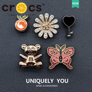 อุปกรณ์เสริม Jibbitz Crocs สวยงาม รูปหมีน่ารัก เพิ่มความสวยงามให้กับรองเท้า Crocs ของคุณด้วยการติด DIY