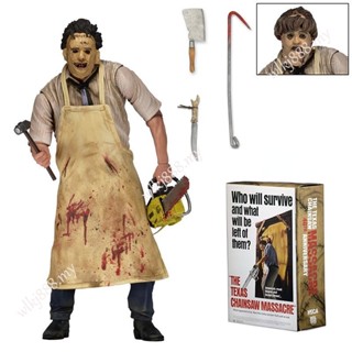 โมเดลฟิกเกอร์ The Texas Chainsaw Massacre NECA Hobbs End Leatherface ครบรอบ 40 ปี ของเล่นสําหรับเด็ก