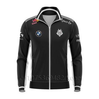 G2 Esports Pro Kit เสื้อแจ็กเก็ตกันหนาว แขนยาว โอเวอร์ไซซ์ แฟชั่นฤดูใบไม้ผลิ ฤดูใบไม้ร่วง สําหรับผู้ชาย ผู้หญิง 2023