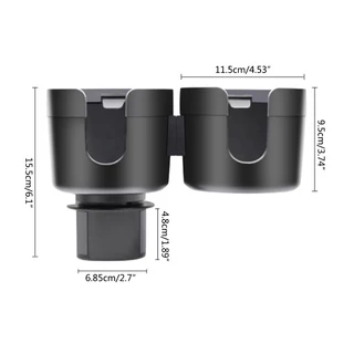 Mavlo ที่วางแก้วน้ําเครื่องดื่มในรถยนต์ ที่วางแก้วน้ําในรถยนต์ Expander Organizer พร้อมฐานปรับระดับได้