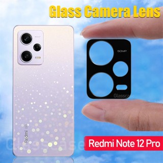 กระจกนิรภัยกันรอยเลนส์กล้อง 3D ทรงโค้ง สําหรับ Xiaomi Redmi Note 12 Pro Plus Note12Pro 12ProPlus Note12 Pro+ 4G 5G 1-2 ชิ้น