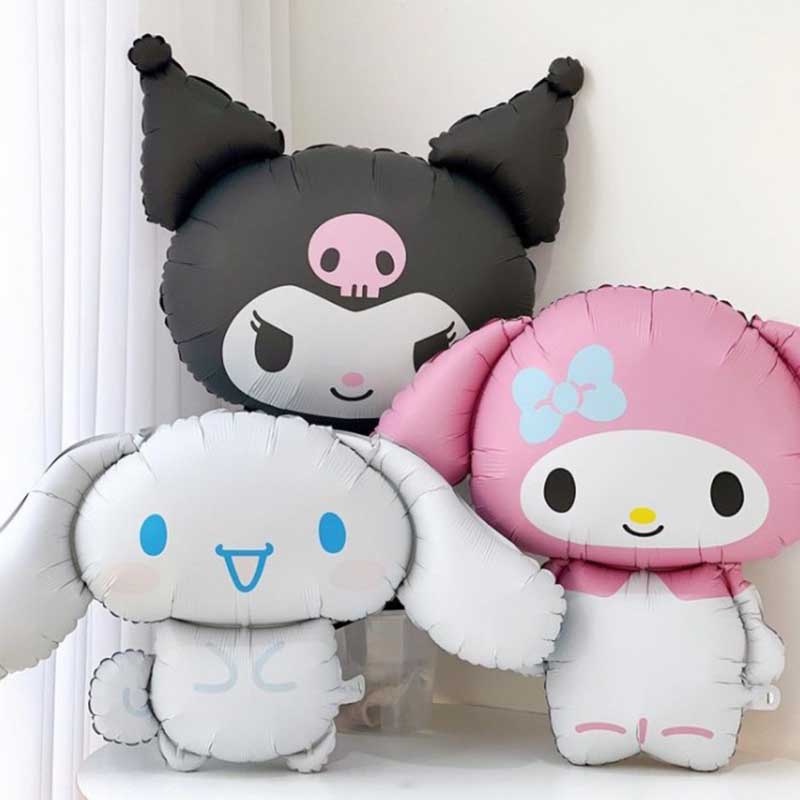 ลูกโป่งฟอยล์ ลายการ์ตูน Sanrio Kuromi My Melody น่ารัก สําหรับตกแต่งปาร์ตี้วันเกิดเด็ก
