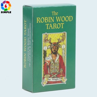 The Robin Wood Tarot 78 Cards/Set