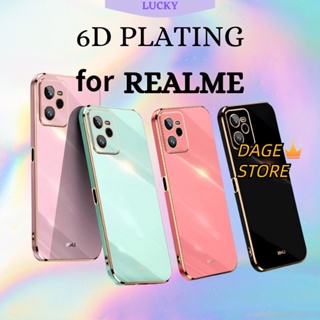 เคสโทรศัพท์มือถือ ซิลิโคนนิ่ม กันกระแทก ลาย 6D สําหรับ Realme 9 Pro Plus 8 Pro 7 7i 5 5i 5S 6i V15 V11