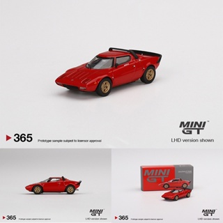 โมเดลรถยนต์ของเล่น 1:64 Stratos HF Stradale Rosso Arancio Diorama ขนาดเล็ก 365