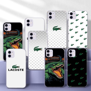 เคสโทรศัพท์มือถือแบบนิ่ม TPU ใส ลายโลโก้ Lacoste 39AS สําหรับ Samsung S7 Edge A9 M30S M21 M31 M51 Note 10 Lite Plus 20 Ultra 8 9