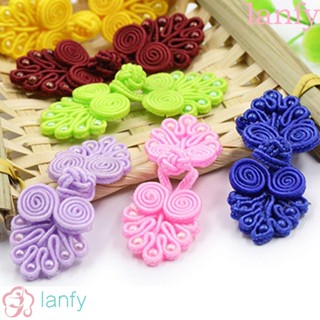 lanfy กระดุม สไตล์จีน สำหรับการเย็บเสื้อผ้า DIY