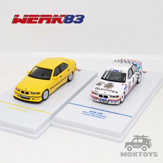 โมเดลรถยนต์ Werk83 1:64 BMW 318i BTCC 1993 Champion Joachim Winkelhock M3 Sedan Yellow Diecast