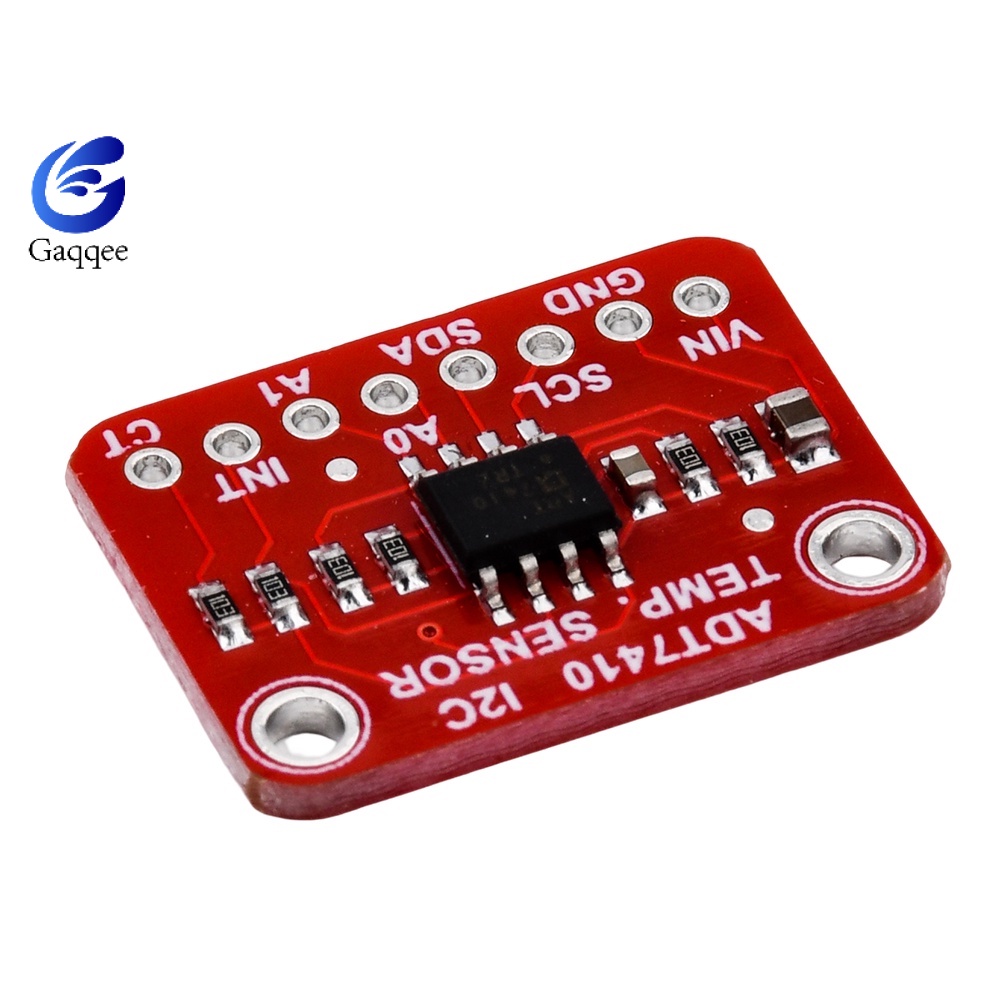 GAQQEE ADT7410 ความแม่นยําสูง I2C อุณหภูมิเซนเซอร์ Breakout Board โมดูล DC 2.7 ถึง 5V