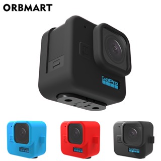 เคสซิลิโคน สําหรับ GoPro Hero 11 Black Mini กระจกนิรภัย ป้องกันเลนส์ ฟิล์มป้องกัน สําหรับ GoPro11 Mini อุปกรณ์เสริม