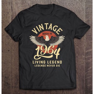 เสื้อยืด ลาย 1964 Living Legend Never Die สไตล์วินเทจ ของขวัญวันเกิด