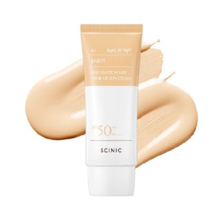 SCINIC Enjoy Foundation Skip Tone Up Sun Cream 50g SPF50+/PA++++