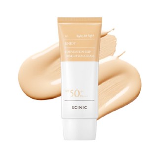 SCINIC Enjoy Foundation Skip Tone Up Sun Cream 50g SPF50+/PA++++