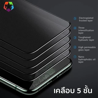100D มีน้ำค้างแข็ง ฟิล์มเซรามิคสำหรับ iphone 11 16 15 14 12 13 Pro Max 6 7 8 Plus X XS XR พลาสติกป้องกันหน้าจอแบบเต็ม