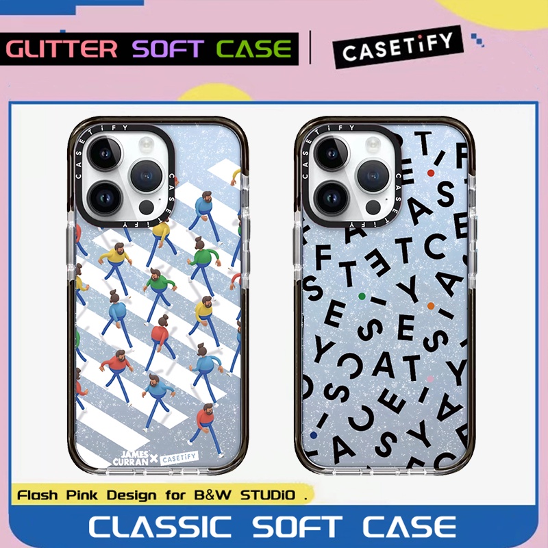 เคสโทรศัพท์มือถือแบบนิ่ม ใส กันกระแทก ลายตัวอักษร เกล็ด แต่งกลิตเตอร์ มีลายด้านข้าง เรียบง่าย สําหรับ iPhone 14 13 12 11 Pro Max