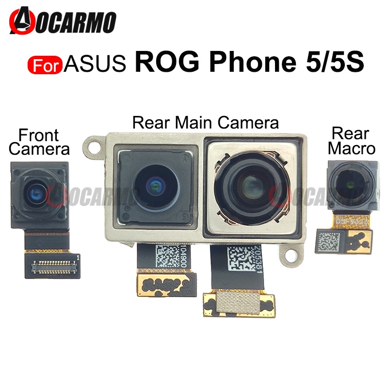 อะไหล่สายแพกล้อง ด้านหน้า และหลัง แบบเปลี่ยน สําหรับ ASUS ROG Phone 5 5s ROG5 Rog5S ZS673KS ZS676KS 24MP 64MP 5MP