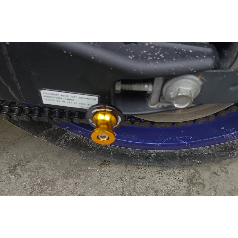 REALZION สําหรับ Yamaha Yzf R15 V3 R15V3 2019 2020 2021 Swingarm Slider Spools M6 สกรูโลโก้รถจักรยานยนต์อุปกรณ์เสริม 6 มม.2 ชิ้น - รูปที่ 5