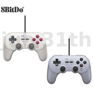 8bitdo Pro 2 จอยสติ๊กควบคุมเกม แบบใช้สาย USB NS สําหรับ Nintendo Switch พร้อมหูฟัง 3.5 มม.