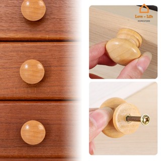 มือจับไม้ ทรงกลม ขนาดเล็ก 24 มม. 28 มม. 35 มม. พร้อมสกรู ของ…