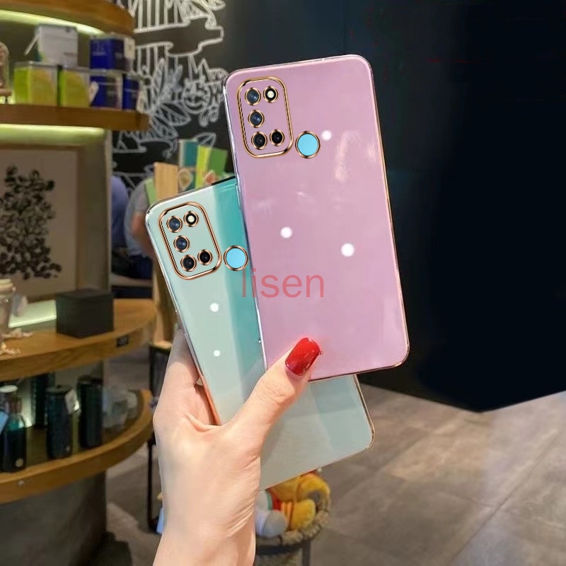 เคส Realme C17 เคส Realme 7i C15 C12 C21Y C25Y C20 C11 2021 C30 C30S Realme C55 เคสโทรศัพท์มือถือ กันกระแทก เรียบง่าย สําหรับ ZBB - รูปที่ 6