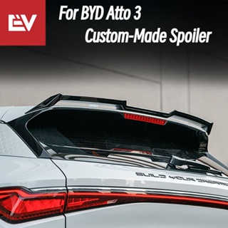 Byd Atto 3 สปอยเลอร์คาร์บอนไฟเบอร์ สีดํา