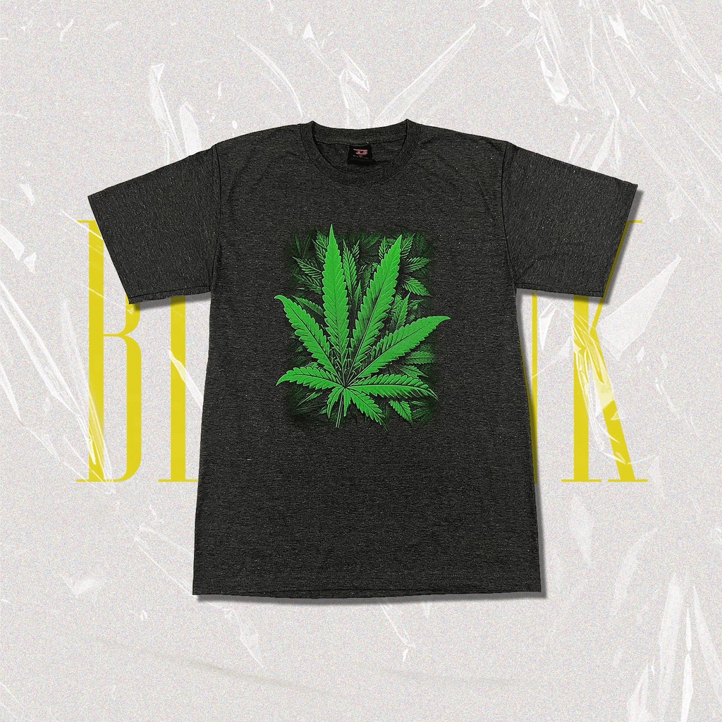 BEST QC เสื้อยืดลายกัญชา 420 weed bong BS-004
