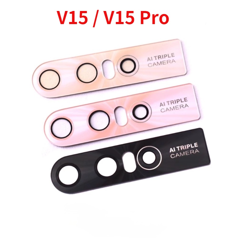 กระจกกล้องหลังด้านหลังสําหรับvivo V15 Proฝาครอบเลนส์กระจกโทรศัพท์มือถือเปลี่ยนอะไหล่ซ่อม