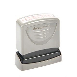 Xstamper ตรายางหมึกในตัว CHECKED รุ่น 1038