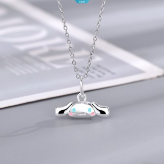 Sanrio สร้อยคอโซ่ จี้ลาย Cinnamoroll Glue Drop เครื่องประดับ สําหรับผู้หญิง [ZK]