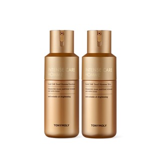 TONYMOLY Intense Care Gold 24K Snail Homme Emulsion 150ml/ Skin 150ml