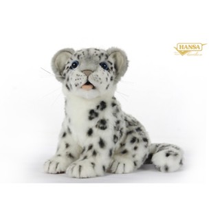 7001 ตุ๊กตาเสือดาวหิมะ 19 ซม. Snow Leopard Hansa Creation