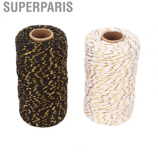 Superparis Twine String  109yd Length Packing String 2 Rolls  for Wrapping