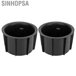 Sinhopsa Drink Holder Insert  Proper Fit ABS Console Cup Holder Insert 55616‑35010 Wear Resistant 2Pcs Easy To Clean  for FJ Cruiser 2007‑2014