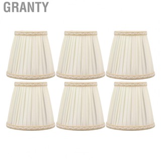 Granty Fabric Lampshade  Fine Workmanship Wear Resistant 6PCS Wall Lamp Shade Decorative Safe  for Bedroom