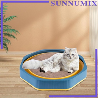 [Sunnimix] Cats Scratcher Bowl, Cat Scratch Pad Bowl, Round Kitty Activity Toys, Furniture Protector, Training Toys Cardboard, Durable Claw Scratching Board