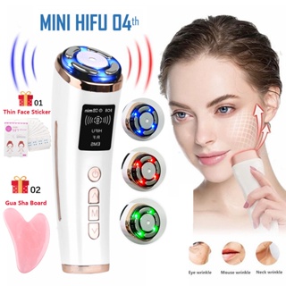 Mini HiFu 2.0 Ultrasound RF EMS Microcurrent อุปกรณ์นวดหน้า ยกกระชับ ต่อต้านริ้วรอย ดูแลผิวหน้า สปา เพื่อความงาม