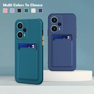 เคสโทรศัพท์ซิลิโคน TPU แบบนิ่ม กันกระแทก สีพื้น สําหรับ Poco F5 PocoF5 5G Xiaomi 2023