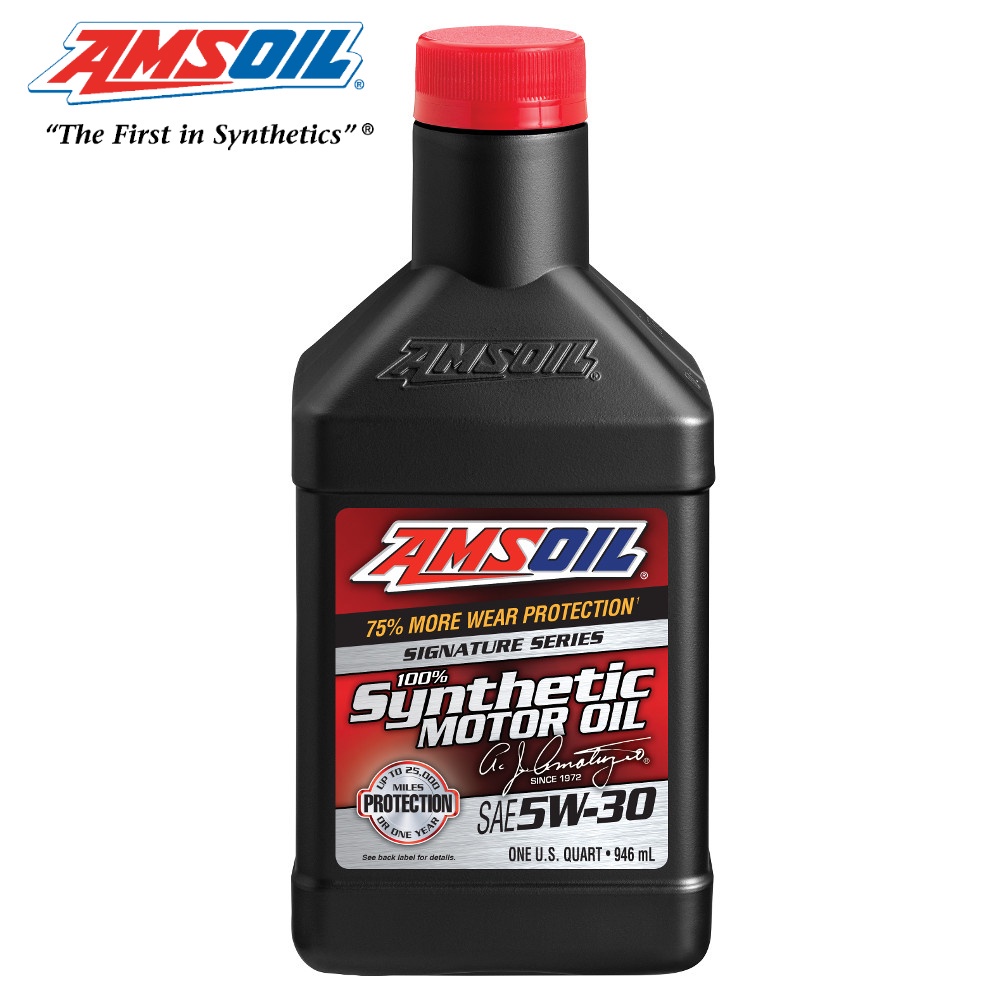 ASL-QT AMSOIL SIGNATURE SERIES 5W30 100% SYNTHETIC MOTOR OIL 1QT / 946mL