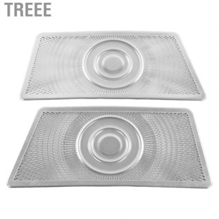 Treee Seat Air Vent Cover  Easy To Attach Wearproof Seat Air Conditioning Cover Perfect Fit Silver  for Vehicle