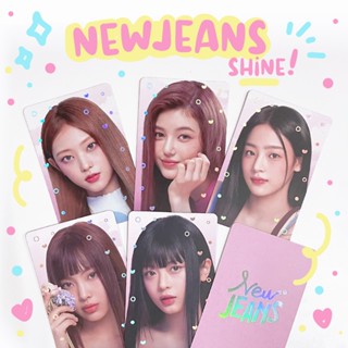 (เมทัลลิก 2 ด้าน) NewJeans - Shine Unofficial Photocard