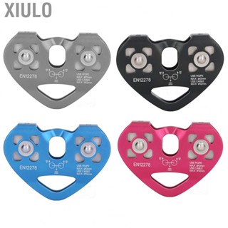 Xiulo Climbing Sheave Pulley  Aviation Aluminum Climbing Pulley High Load Bearing  for Canyoning