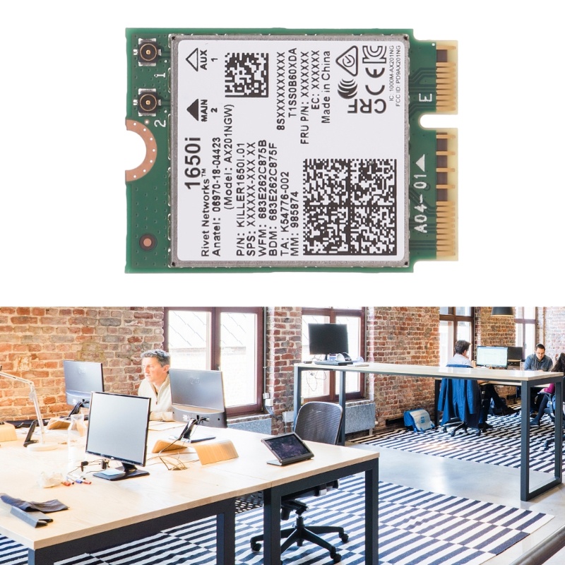 IOR Wireless Card Killer 1650i Dual-band 802 11ax รองรับบลูทูธ 5 0