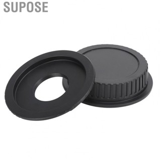 Supose Lens Adaptor and Back Cap  Lens Adaptor Painted Surface Sturdy  for C Mount Lens To for Canon EF/EF‑S