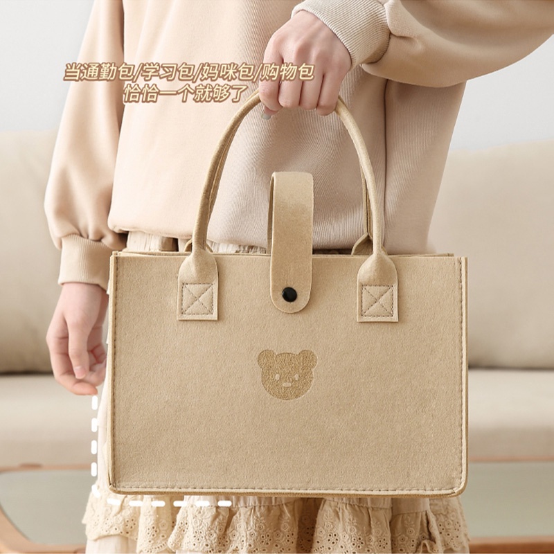 พร้อมส่ง กระเป๋าถือ แฟชั่น มินิมอล กระเป๋าผ้า ถุงของขวัญ