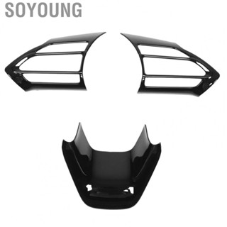 Soyoung Steering Wheel Frame Trim  Portable 3 PCS Car Steering Wheel Trim Frame  for Vehicle